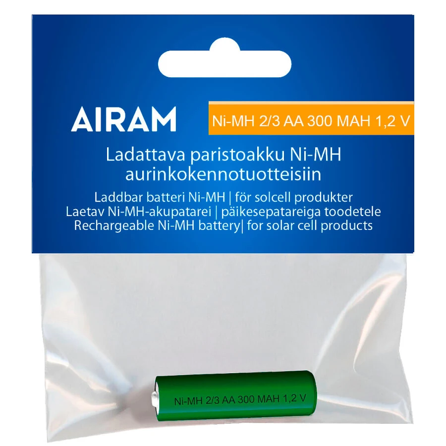 Airam Ni-Mh 100mA 1,2V Ladattava AA Akkuparisto 3 Airam Ni-Mh 100mA 1,2V Ladattava AA Akkuparisto