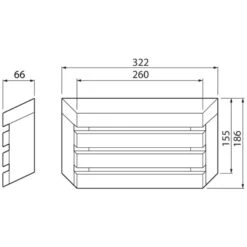 Airam SaunaLed 320TRL 500lm Led Saunavalaisin -Airam Halpakauppa 6435200238856 4