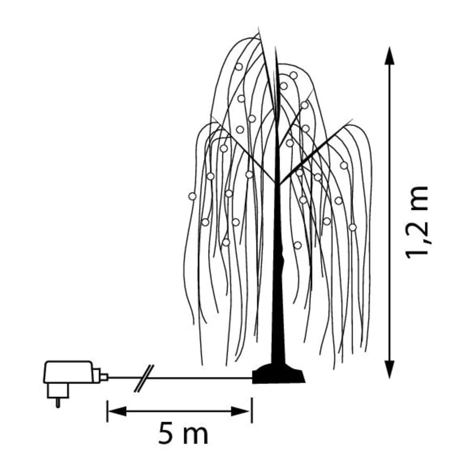 Airam Paju 1,2 M IP44 Led Valopuu 4 Airam Paju 1,2 M IP44 Led Valopuu - Image 2